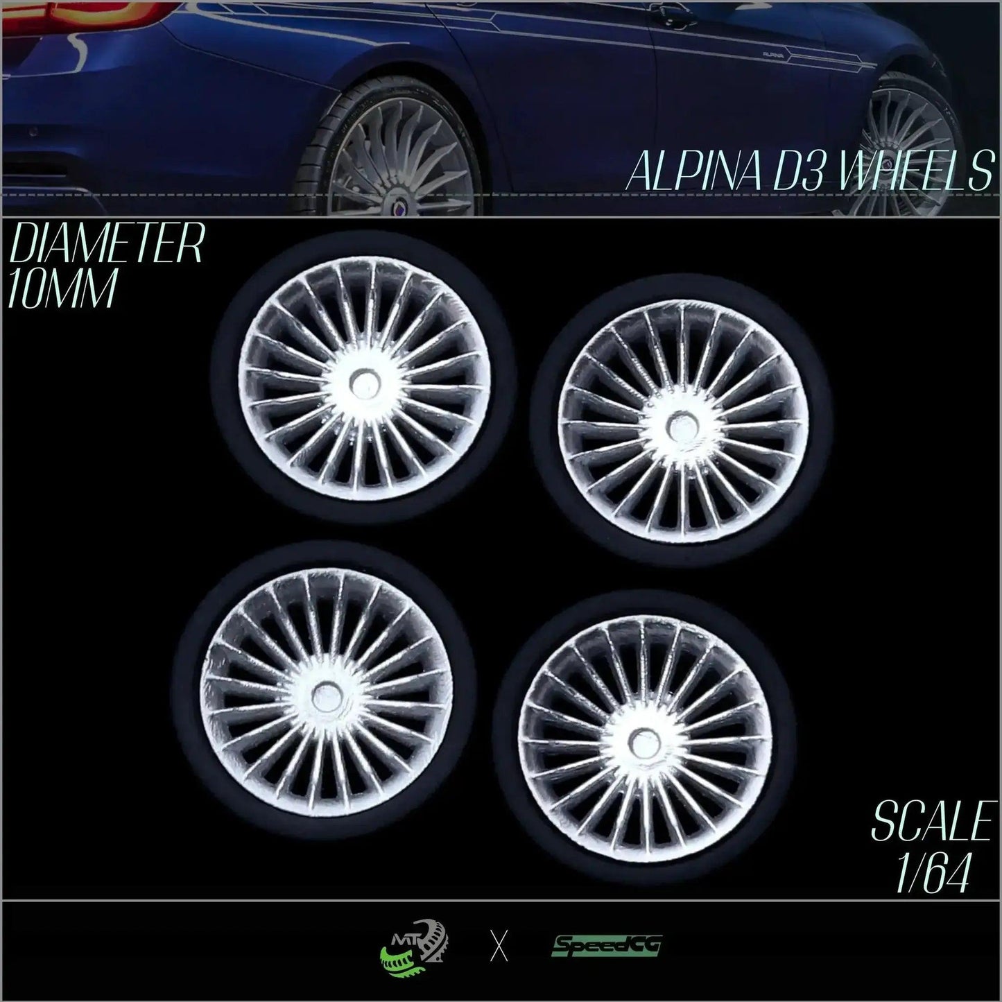  BBS RID One Sixty Four Diecast Wheels With Tires Authentic -  ToylandEU™