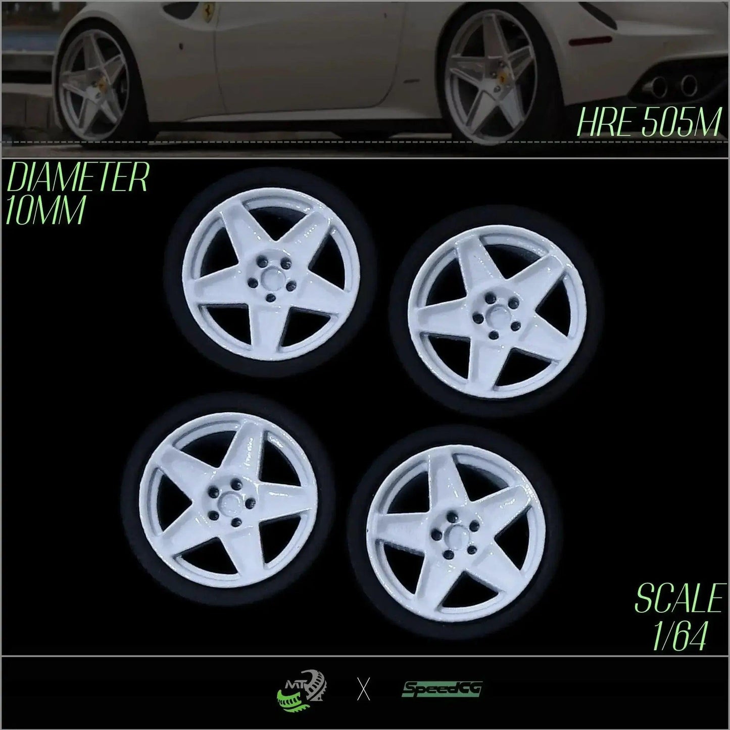  BBS RID One Sixty Four Diecast Wheels With Tires Authentic -  ToylandEU™