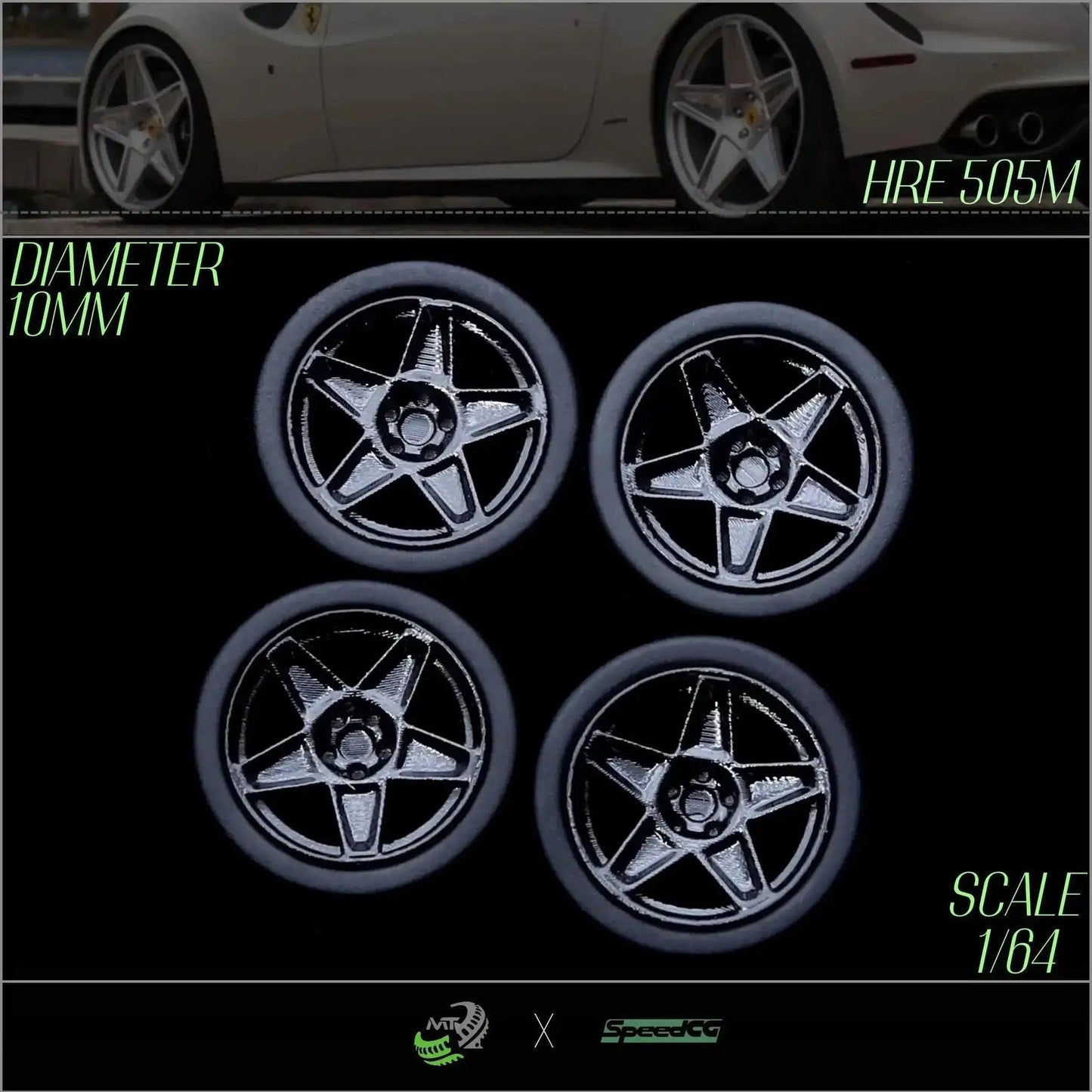  BBS RID One Sixty Four Diecast Wheels With Tires Authentic -  ToylandEU™
