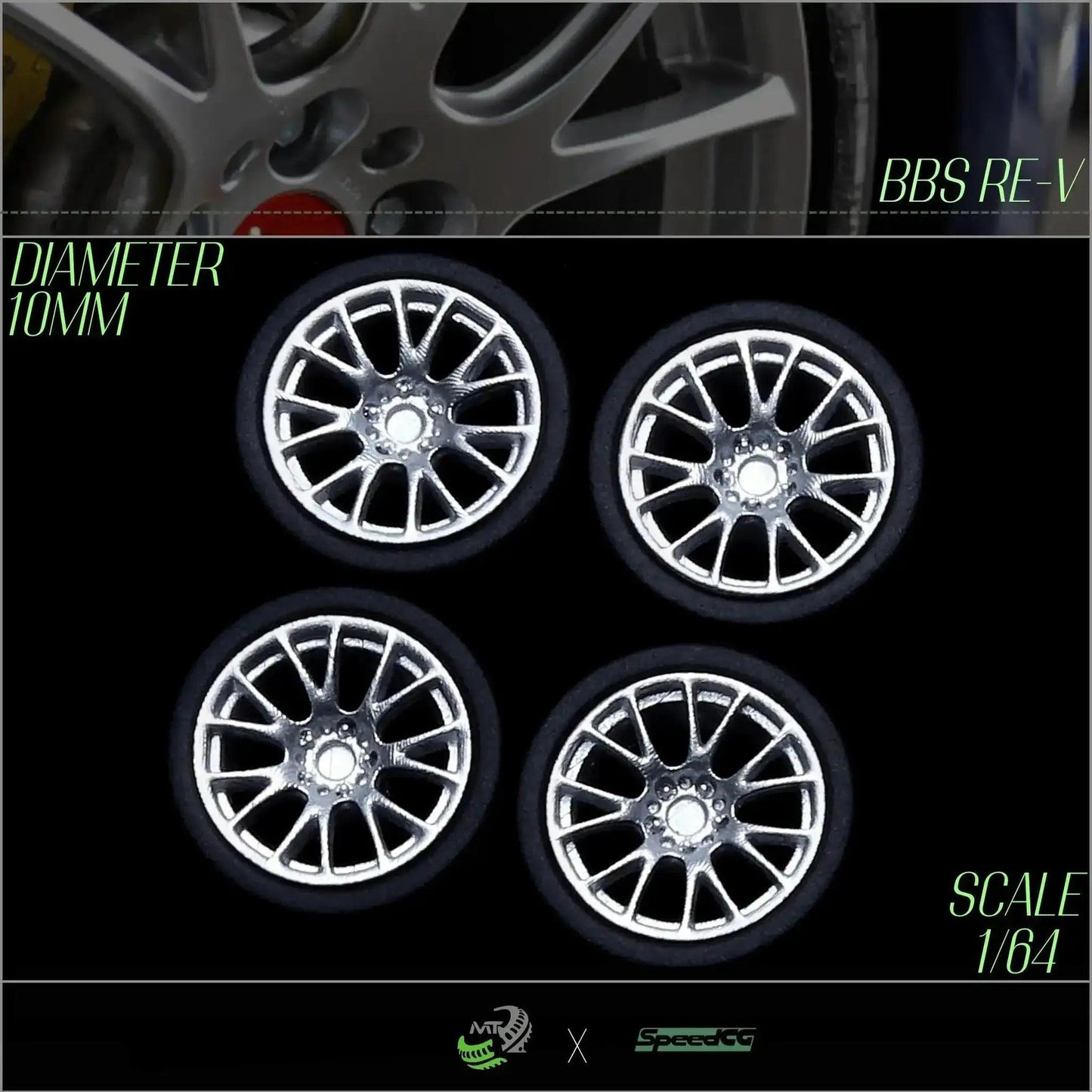  BBS RID One Sixty Four Diecast Wheels With Tires Authentic -  ToylandEU™