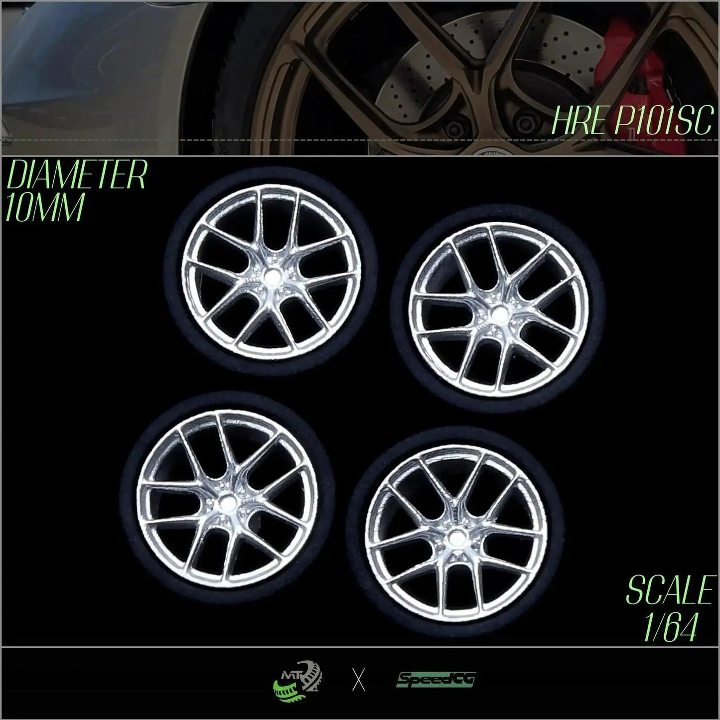  BBS RID One Sixty Four Diecast Wheels With Tires Authentic -  ToylandEU™