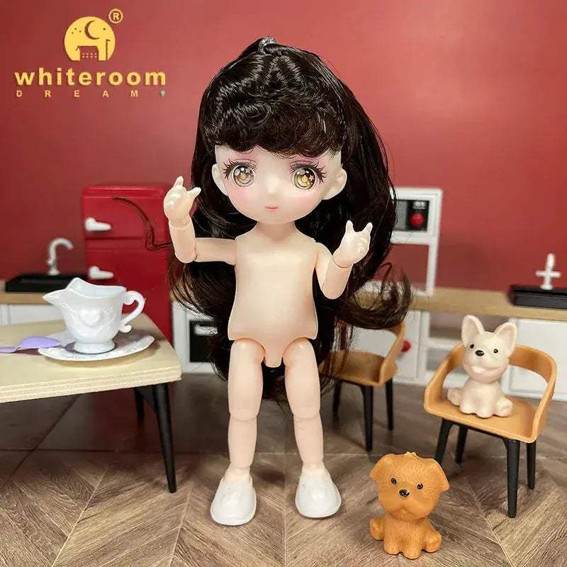 BJD Ball Jointed Doll 13 Joint Movable With Colored Eyes - ToylandEU