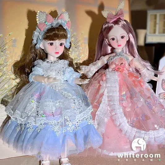  BJD Ball Jointed Doll 30cm Green Eyes Wedding Dress -  ToylandEU™