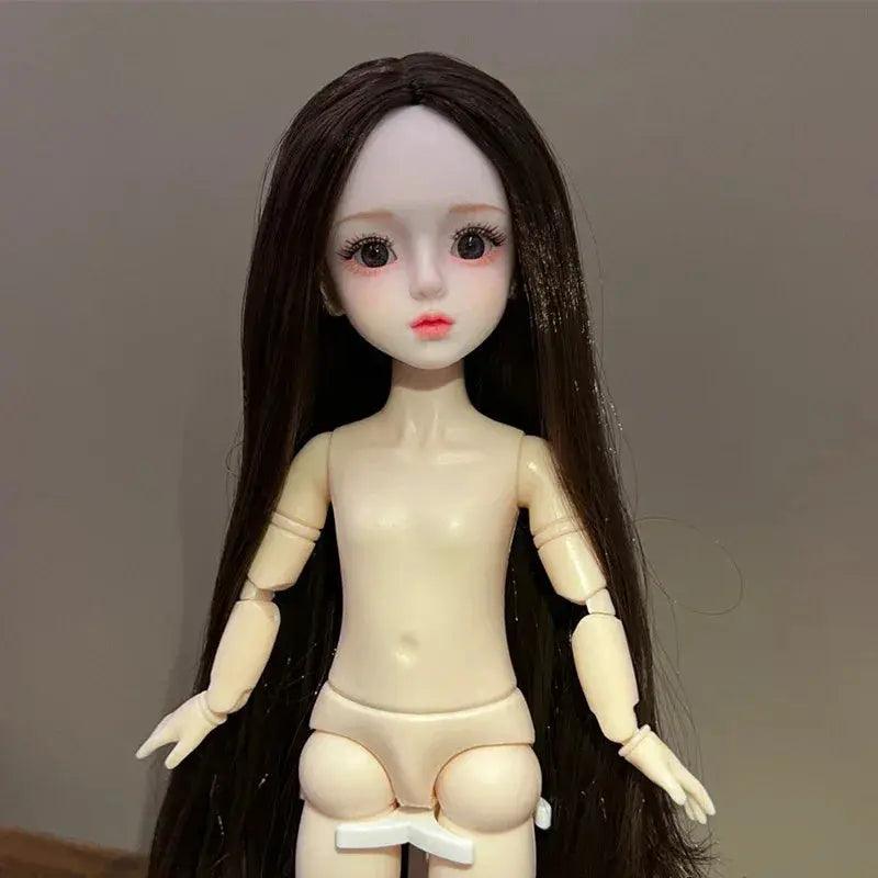 BJD Ball Jointed Doll 30cm Green Eyes Wedding Dress -  ToylandEU™