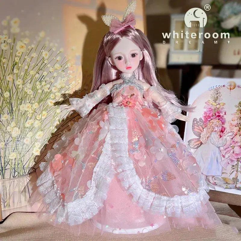  BJD Ball Jointed Doll 30cm Green Eyes Wedding Dress -  ToylandEU™
