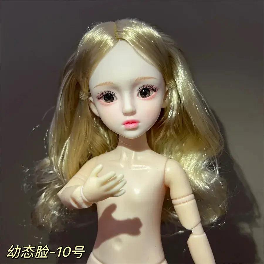  BJD Ball Jointed Doll 30cm Green Eyes Wedding Dress -  ToylandEU™