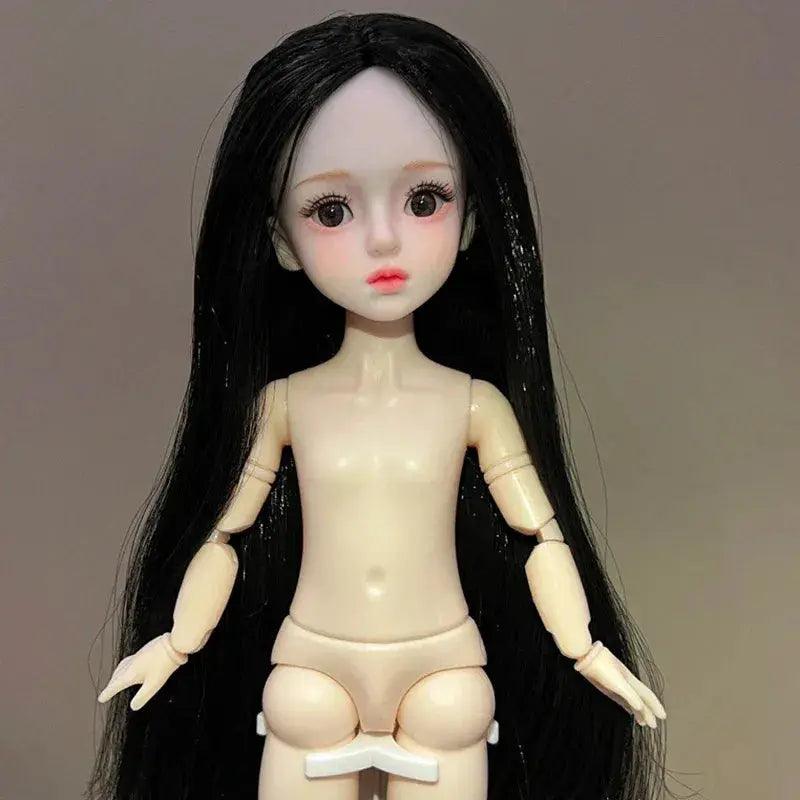  BJD Ball Jointed Doll 30cm Green Eyes Wedding Dress -  ToylandEU™