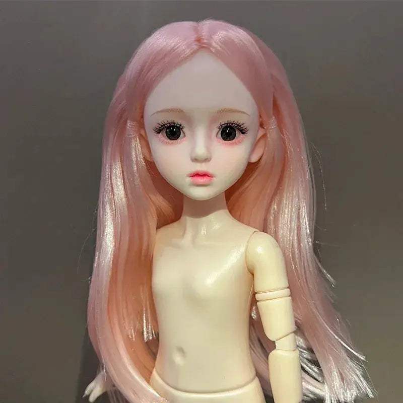 BJD Ball Jointed Doll 30cm Green Eyes With Wedding Dress - ToylandEU