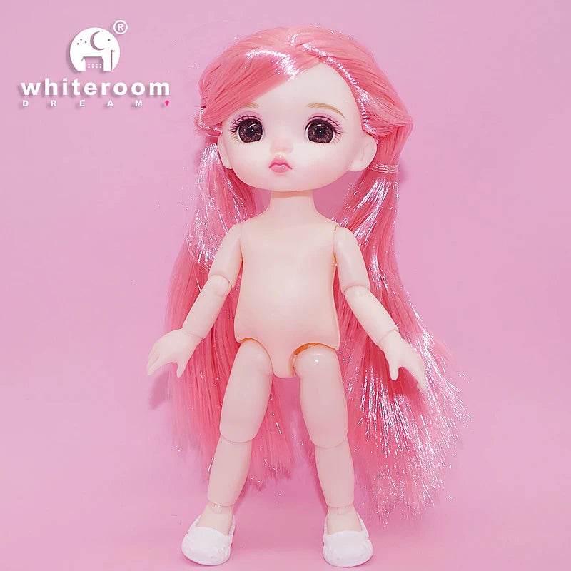 BJD Doll 1/12 16cm 6 Inch Jointed Baby Doll Fashion Gift - ToylandEU