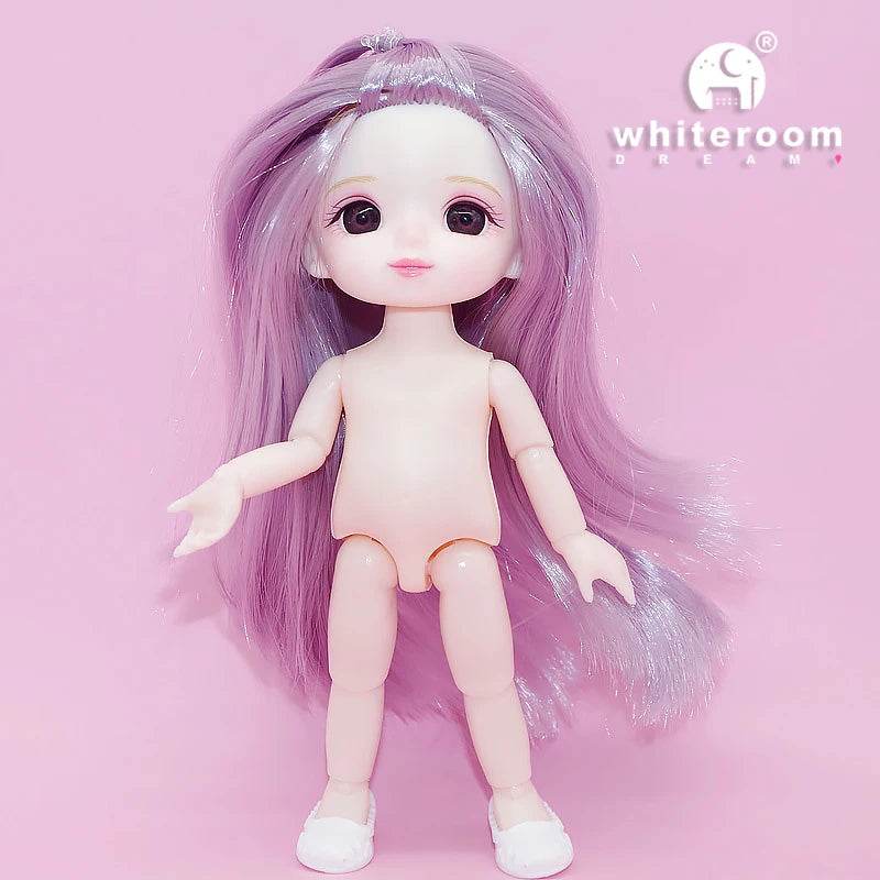 BJD Doll 1/12 16cm 6 Inch Jointed Baby Doll Fashion Gift - ToylandEU