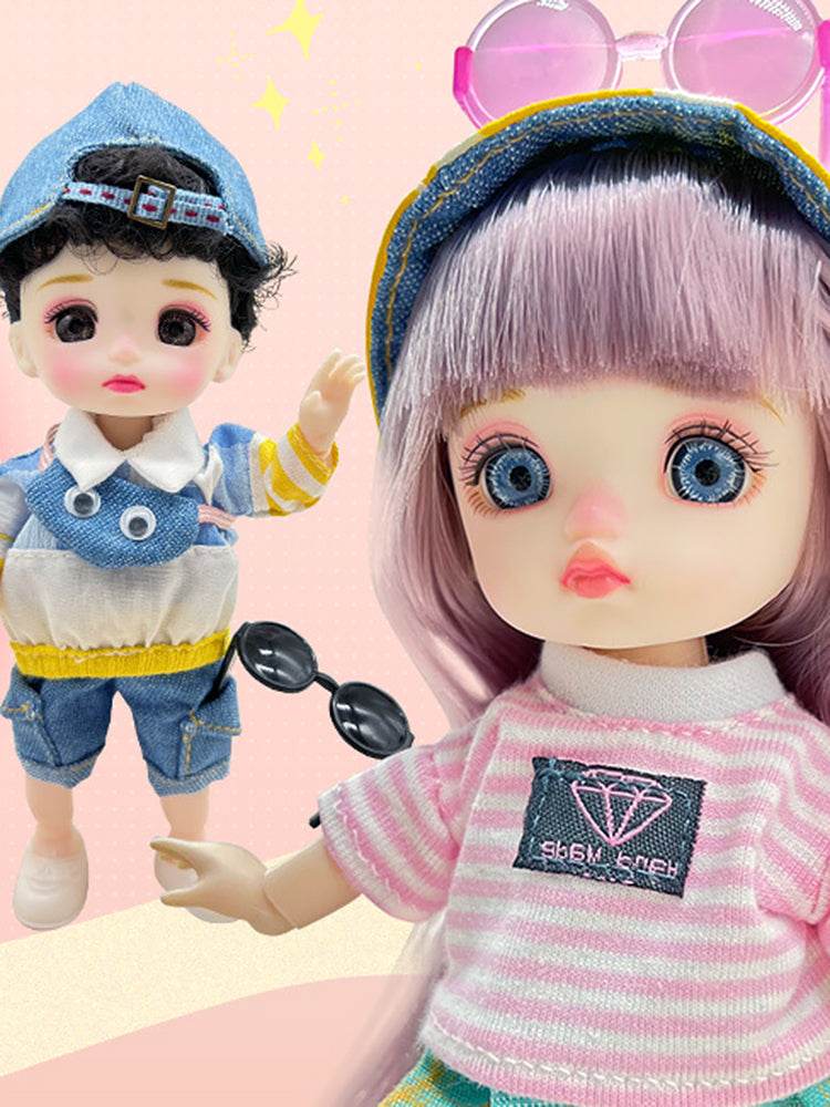 BJD Doll 1/12 16cm 6 Inch Jointed Baby Doll Fashion Gift - ToylandEU