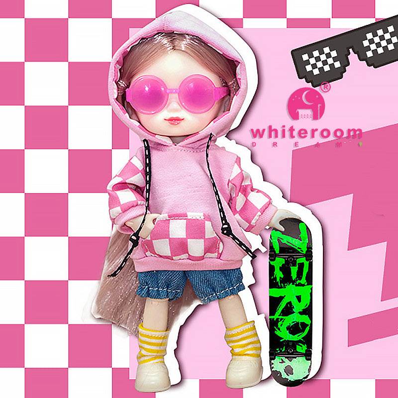 BJD Doll 1/12 16cm 6 Inch Jointed Baby Doll Fashion Gift - ToylandEU