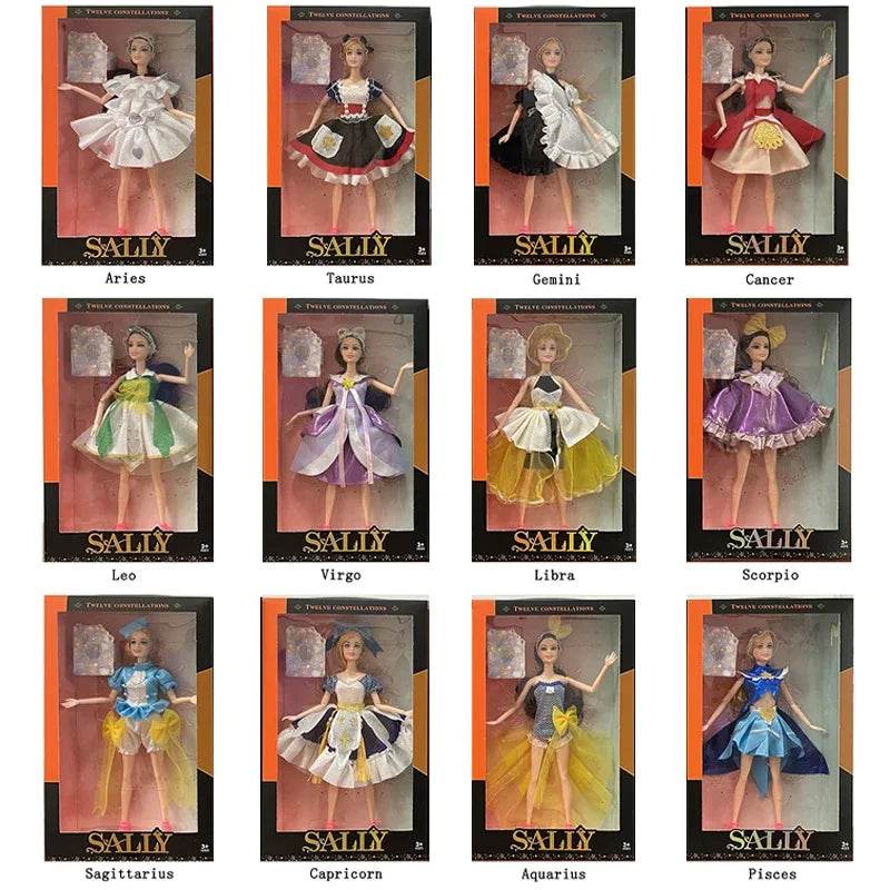 BJD Doll 11Inch Full Set Movable Joints Princess Doll Toys - ToylandEU