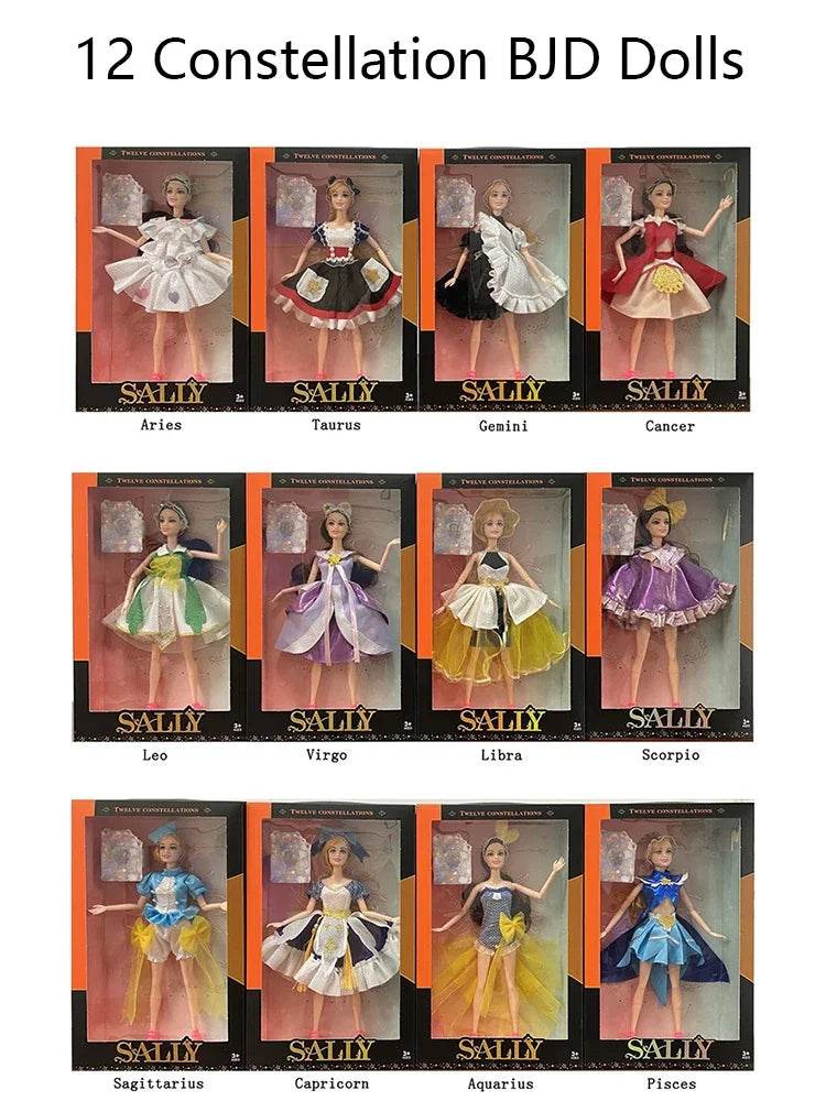 BJD Doll 11Inch Full Set Movable Joints Princess Doll Toys - ToylandEU