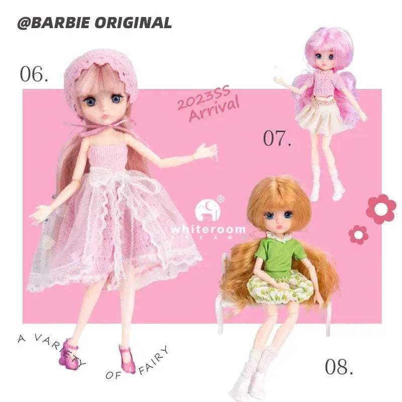 BJD Doll 26cm Movable Joints Fashion Princess Outfit - ToylandEU