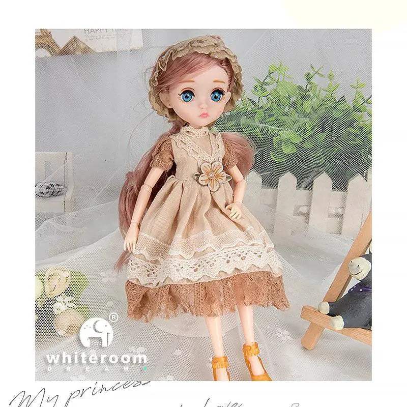 BJD Doll 26cm Movable Joints Fashion Princess Outfit - ToylandEU