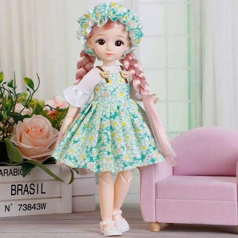  BJD Doll 30cm with Clothes and 3D Eyes for Girls -  ToylandEU™