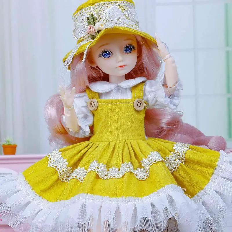  BJD Doll 30cm with Clothes and 3D Eyes for Girls -  ToylandEU™