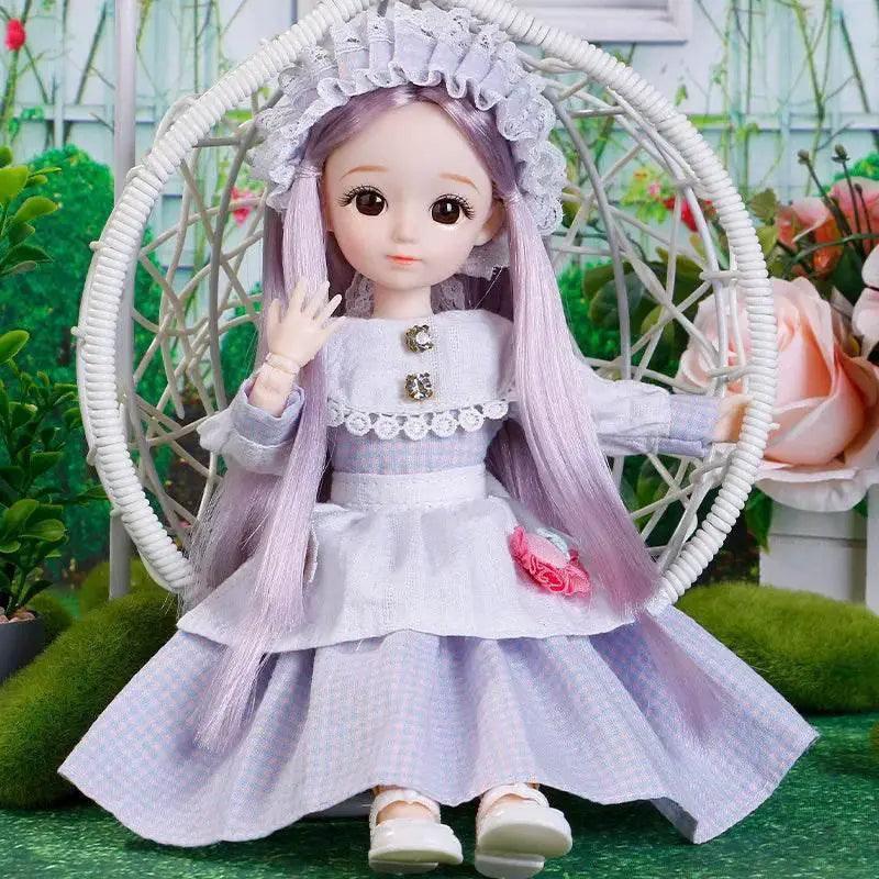  BJD Doll 30cm with Clothes and 3D Eyes for Girls -  ToylandEU™