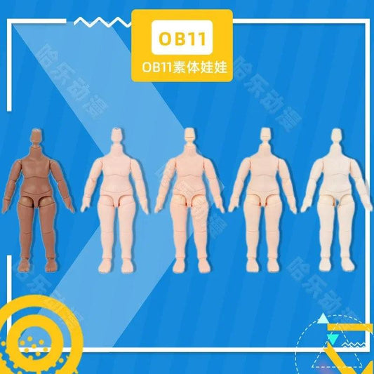 BJD Doll Body | 11cm | 1-12 Scale | Spherical Joint Obitsu11 GSC Head Compatible