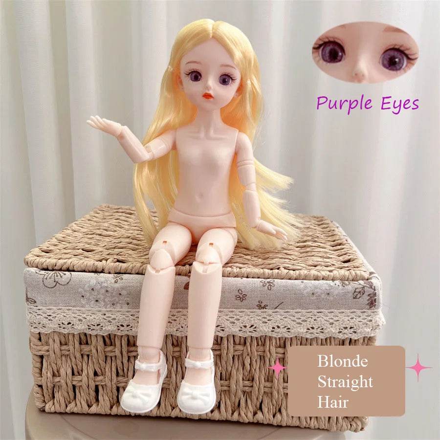 BJD Doll Nude Haploid Multiple Removable Joints 30cm 1/6 - ToylandEU