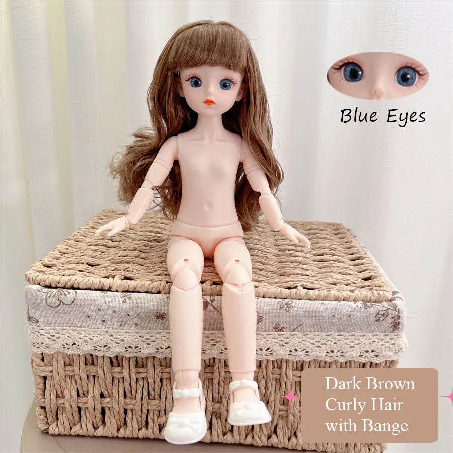 BJD Doll Nude Haploid Multiple Removable Joints 30cm 1/6 - ToylandEU
