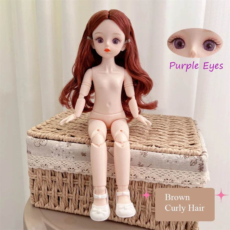 BJD Doll Nude Haploid Multiple Removable Joints 30cm 1/6 - ToylandEU