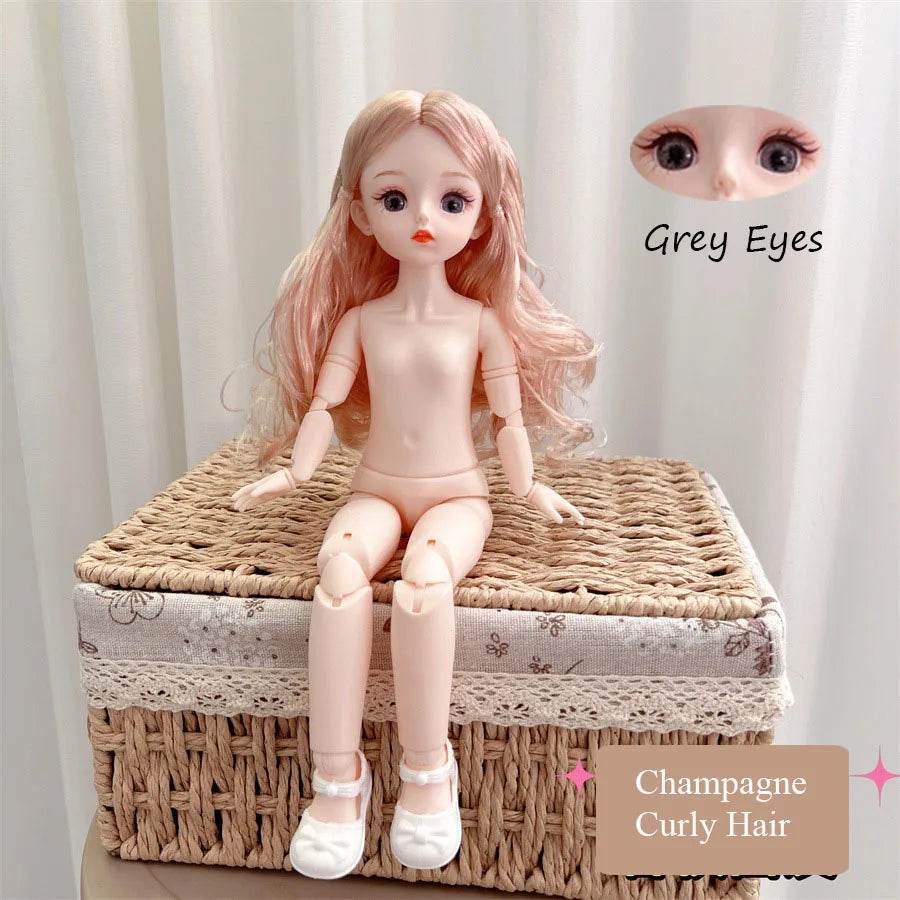 BJD Doll Nude Haploid Multiple Removable Joints 30cm 1/6 - ToylandEU