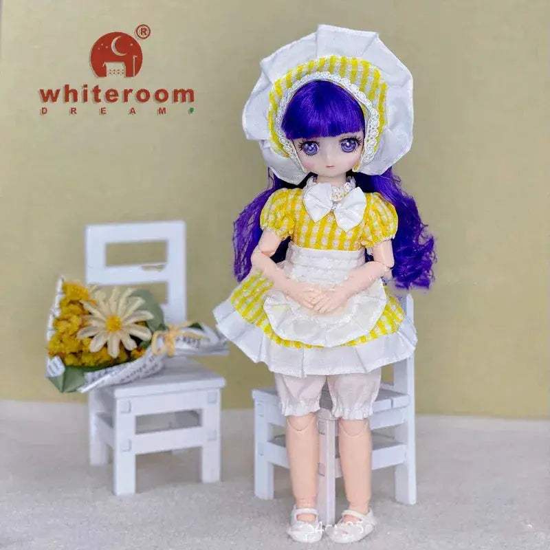 BJD Doll One Sixth Scale Anime Fashion Doll Movable Joints - ToylandEU