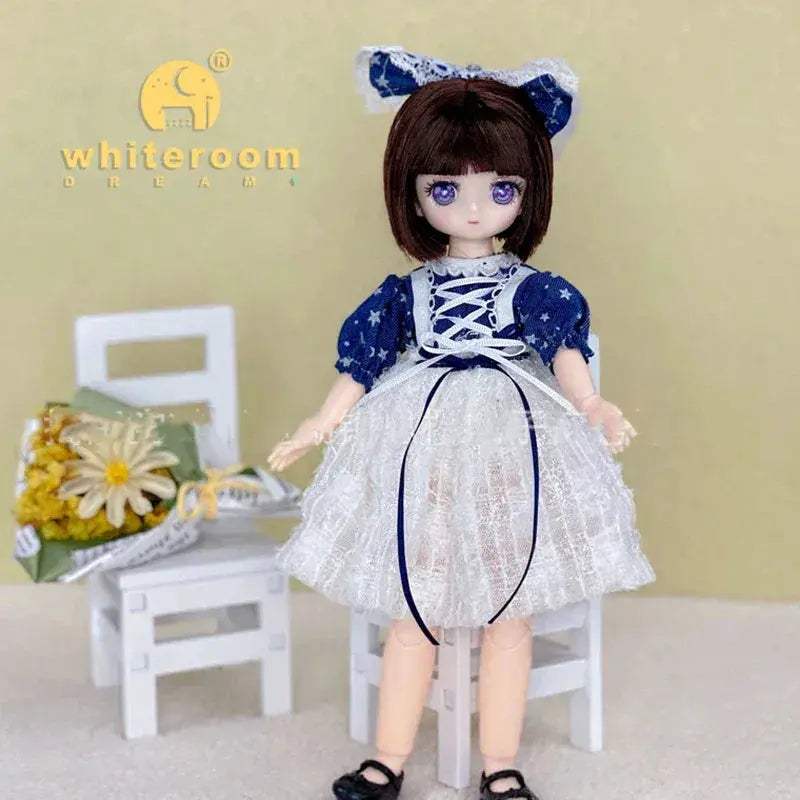 BJD Doll One Sixth Scale Anime Fashion Doll Movable Joints - ToylandEU