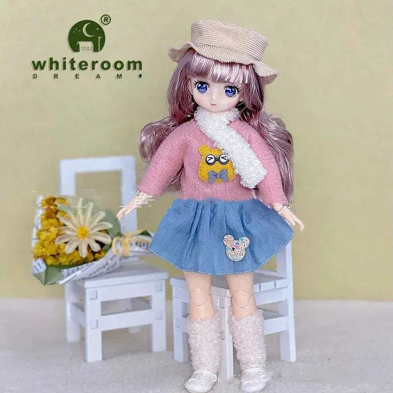 BJD Doll One Sixth Scale Anime Fashion Doll Movable Joints - ToylandEU
