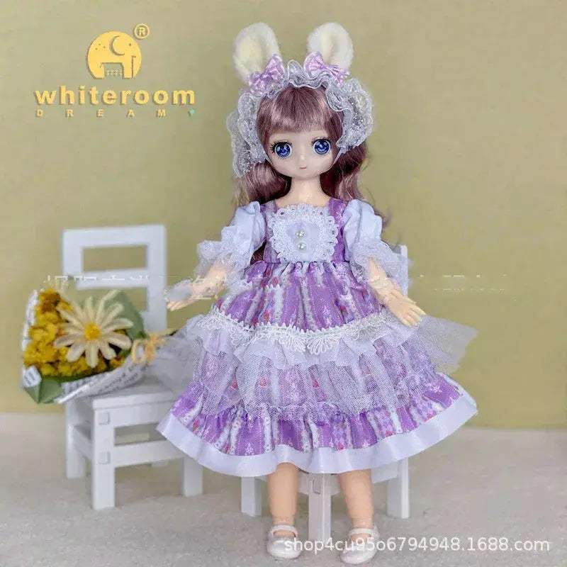 BJD Doll One Sixth Scale Anime Fashion Doll Movable Joints - ToylandEU