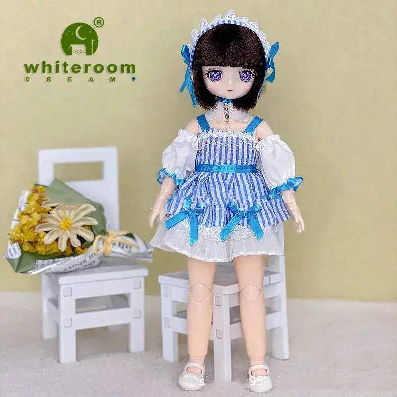 BJD Doll One Sixth Scale Anime Fashion Doll Movable Joints - ToylandEU