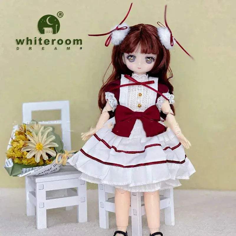 BJD Doll One Sixth Scale Anime Fashion Doll Movable Joints - ToylandEU