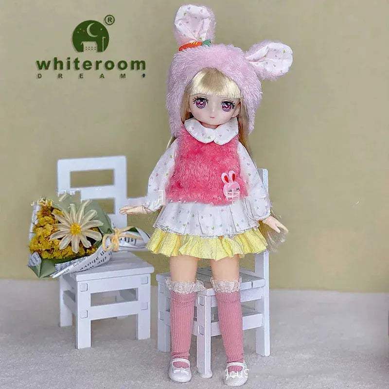 BJD Doll One Sixth Scale Anime Fashion Doll Movable Joints - ToylandEU