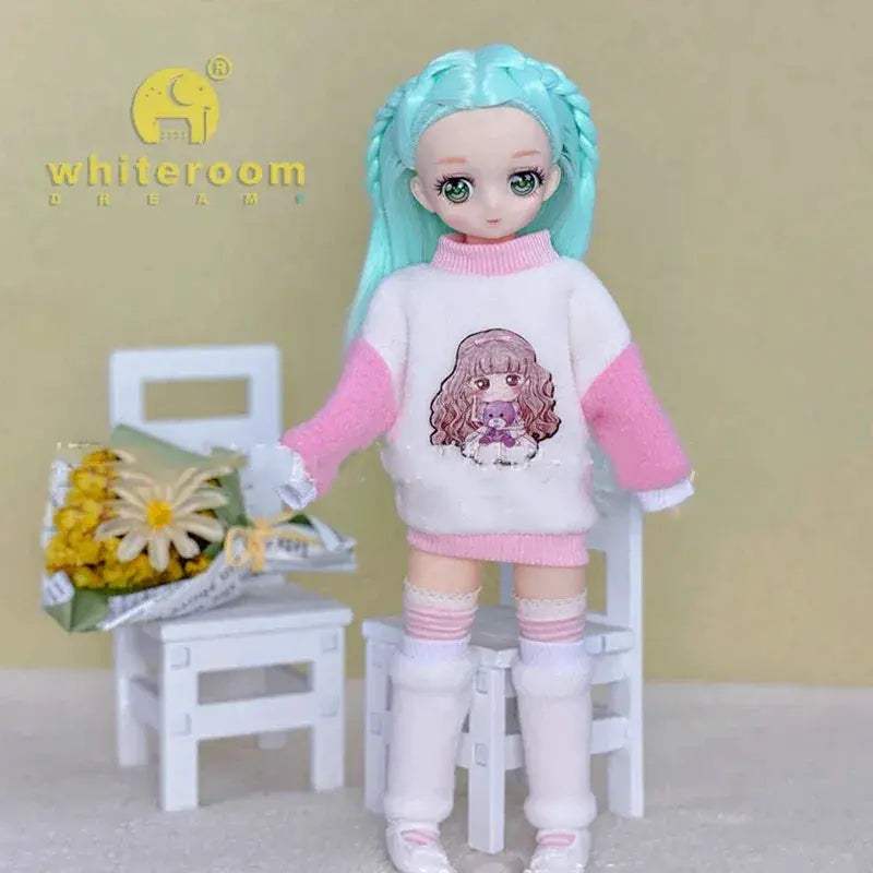BJD Doll One Sixth Scale Anime Fashion Doll Movable Joints - ToylandEU