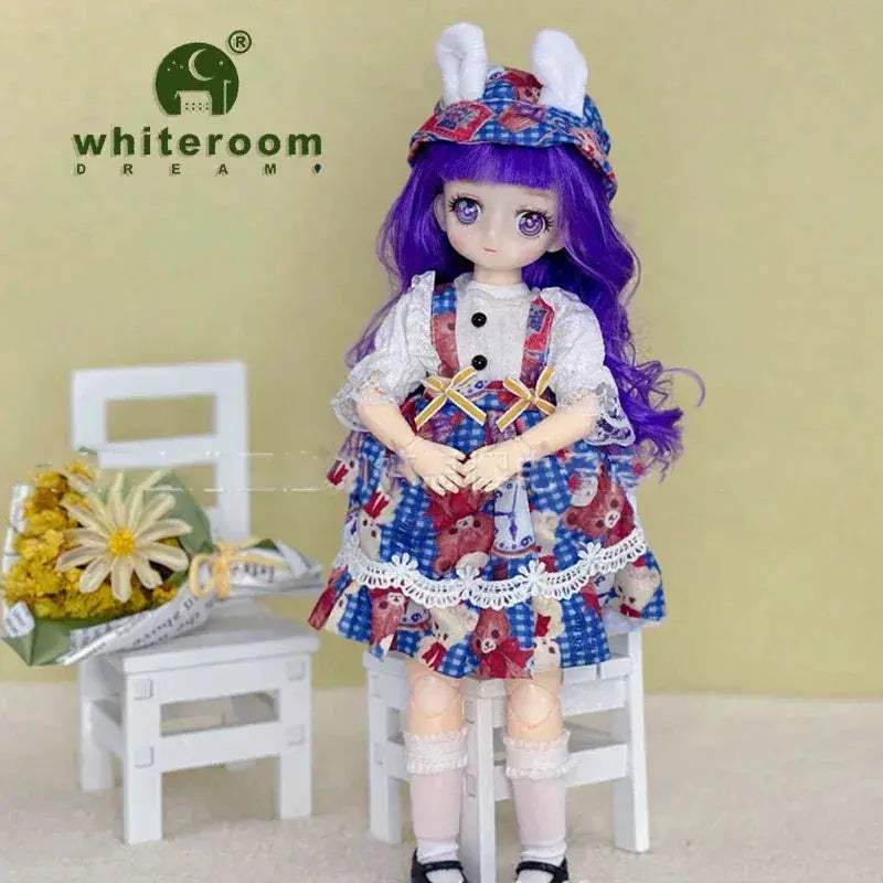 BJD Doll One Sixth Scale Anime Fashion Doll Movable Joints - ToylandEU