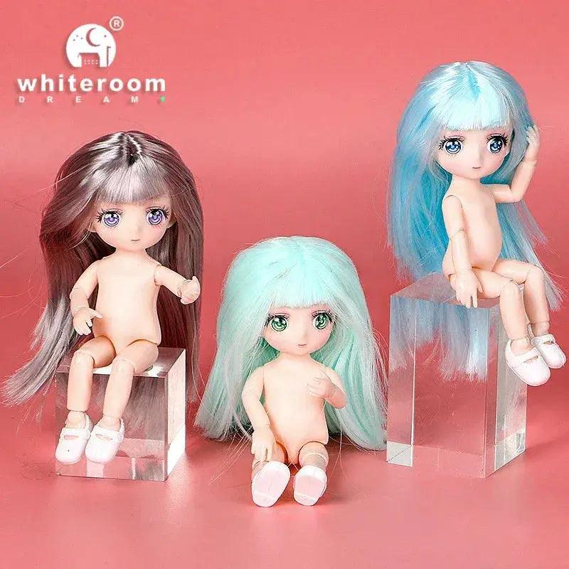  BJD Doll Three Dimensional Eyes Long Hair 12 Inch Elite -  ToylandEU™