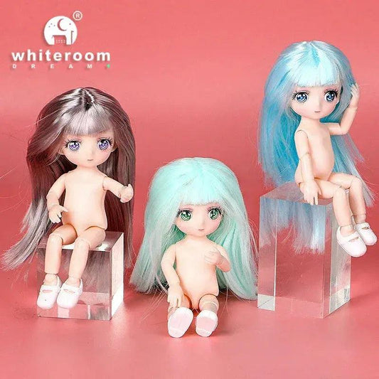  BJD Doll Three Dimensional Eyes Long Hair 12 Inch Elite -  ToylandEU™