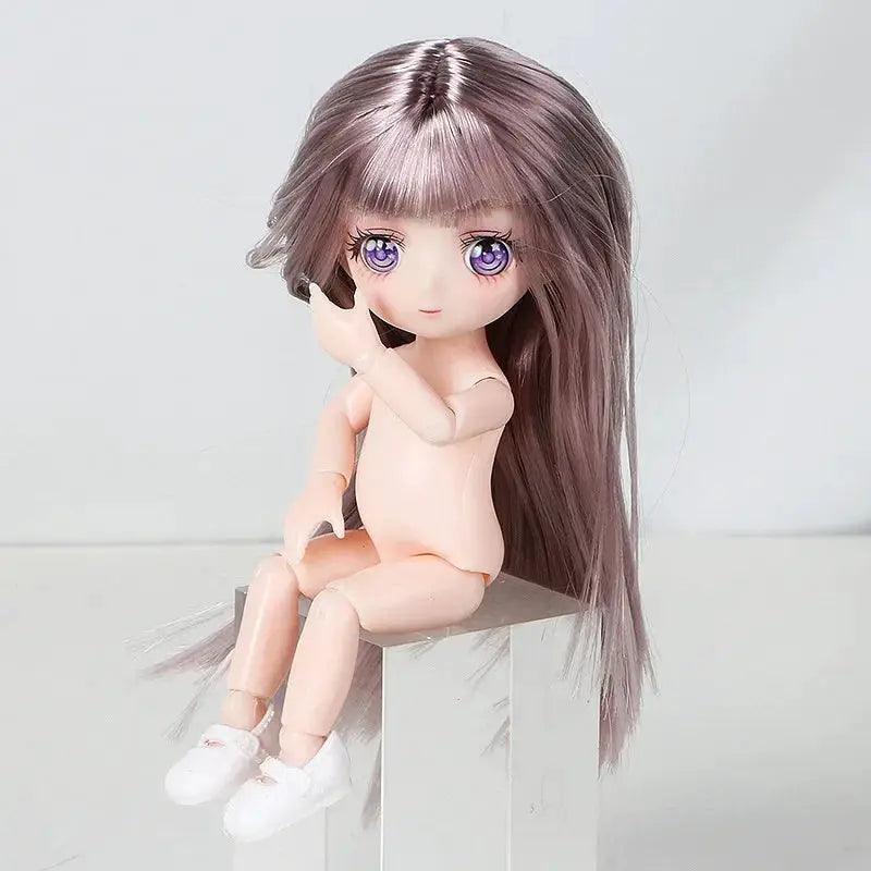  BJD Doll Three Dimensional Eyes Long Hair 12 Inch Elite -  ToylandEU™