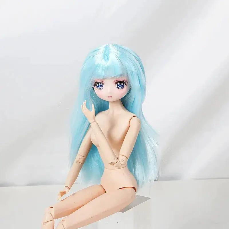  BJD Doll Three Dimensional Eyes Long Hair 12 Inch Elite -  ToylandEU™