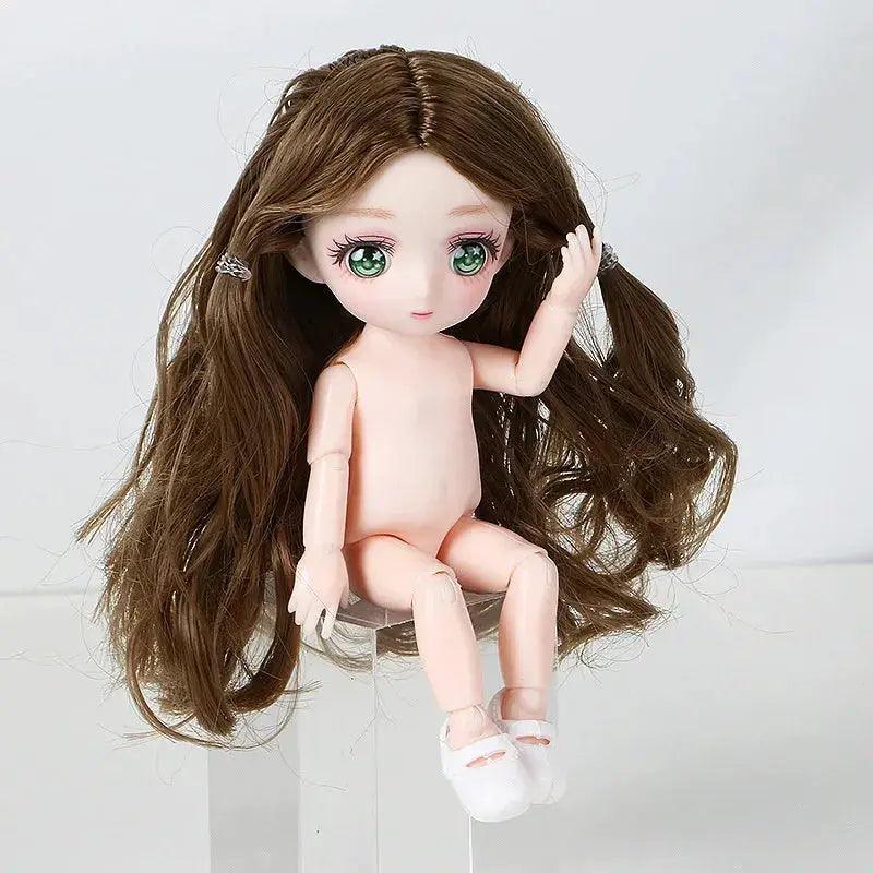  BJD Doll Three Dimensional Eyes Long Hair 12 Inch Elite -  ToylandEU™