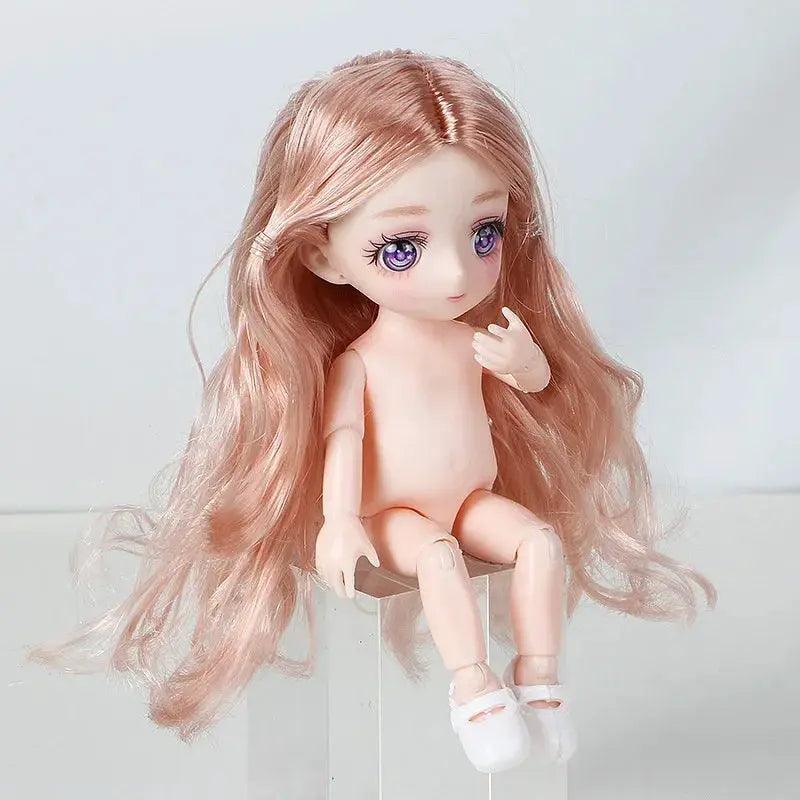  BJD Doll Three Dimensional Eyes Long Hair 12 Inch Elite -  ToylandEU™