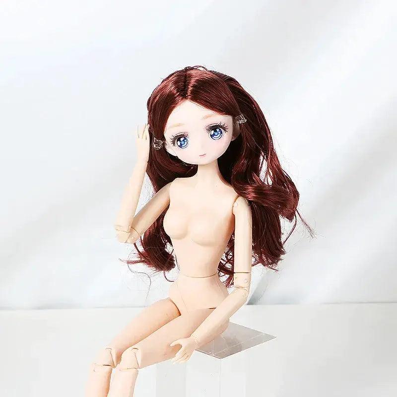  BJD Doll Three Dimensional Eyes Long Hair 12 Inch Elite -  ToylandEU™