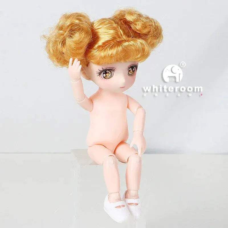 BJD Doll With Three Dimensional Eyes Long Hair 12 Inch - ToylandEU