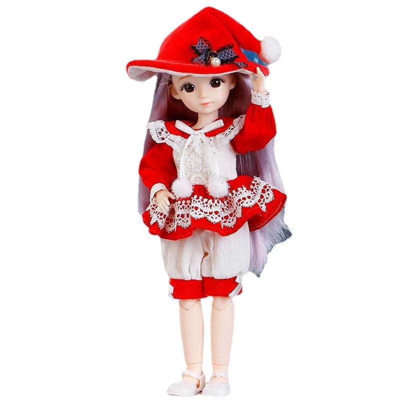 BJD Doll and Clothes Multiple Joints 30cm Dress Up Toy - ToylandEU