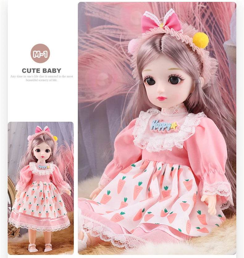 BJD Dolls For Girls 30 CM Anime Hinged Doll With Clothes - ToylandEU