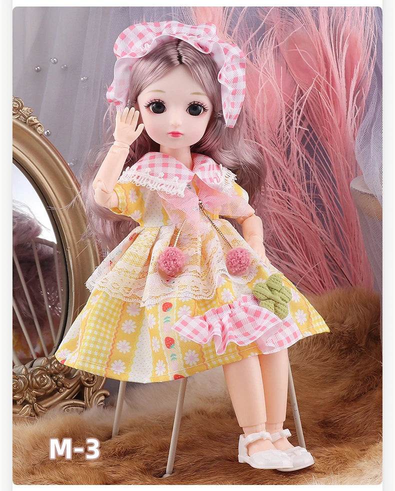 BJD Dolls For Girls 30 CM Anime Hinged Doll With Clothes - ToylandEU