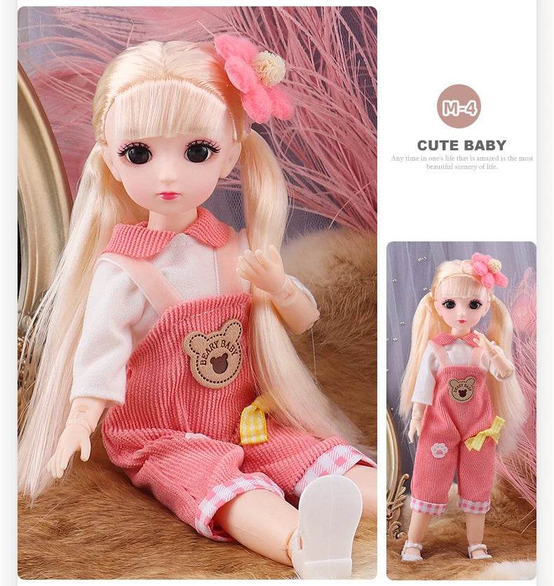 BJD Dolls For Girls 30 CM Anime Hinged Doll With Clothes - ToylandEU