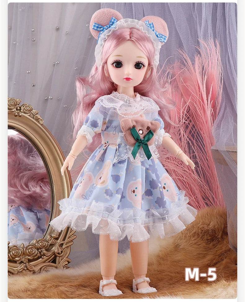 BJD Dolls For Girls 30 CM Anime Hinged Doll With Clothes - ToylandEU